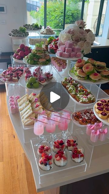 Sydney Catering •Hayat & Fay• on Instagram: "L🩷VE creating Bridal Grazes" Elegant Buffet Table Ideas Decor, Banquet Food Ideas, Pink 15 Dresses Quinceanera, Dessert Display Ideas, Birthday Catering Ideas, Bridal Shower Buffet, Wedding Cocktail Hour Food, Wedding Buffets, Birthday Catering