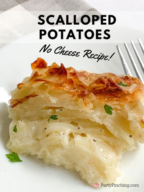 Potatoes Recipes Scalloped, Scalloped Potatoes Vs Au Gratin, Scalloped Potatoes No Milk, Carnation Milk Scalloped Potatoes, No Cheese Scalloped Potatoes Easy, Scalloped Potatoes With Carnation Milk, Gluten Free Scalloped Potatoes Easy, Crockpot Scalloped Potatoes No Cheese, Slow Cooker Scalloped Potatoes No Cheese