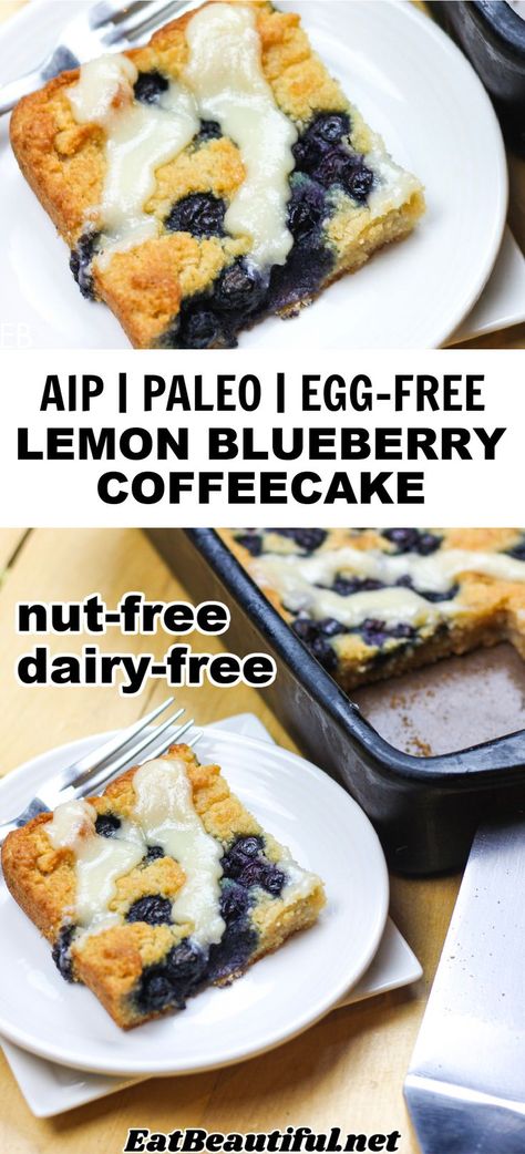 Aip Brunch, Blueberry Coffeecake, Aip Cake, Paleo Coffee Cake, Aip Diet Recipes, Paleo Pumpkin Pie, Aip Breakfast, Eat Beautiful, Autoimmune Recipes