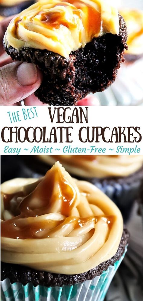 Low Carb Vegan Breakfast, Crowd Breakfast, Vegan Gluten Free Cupcakes, Vegan Cupcake Recipes, Healthy Vegan Dessert, Recipes Muffins, Casserole Breakfast, Vegan Chocolate Cupcakes, Recipes French