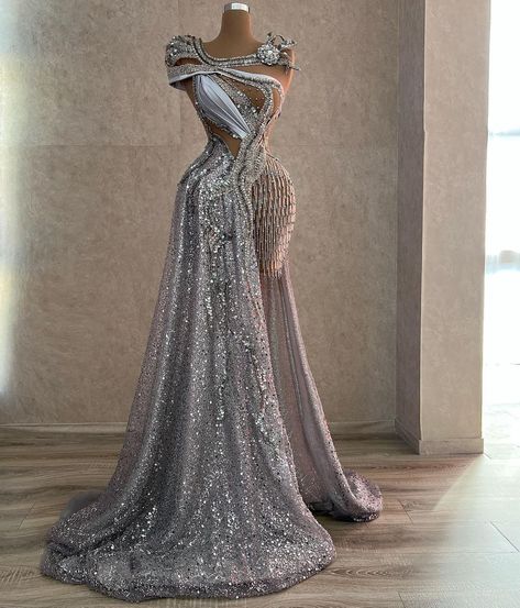 Engagement Gowns, Beaded Prom Dress, Fantasy Gowns, Aso Ebi, Evening Formal, Gala Dresses, Fashion Designs, Glam Dresses, Sequin Beading