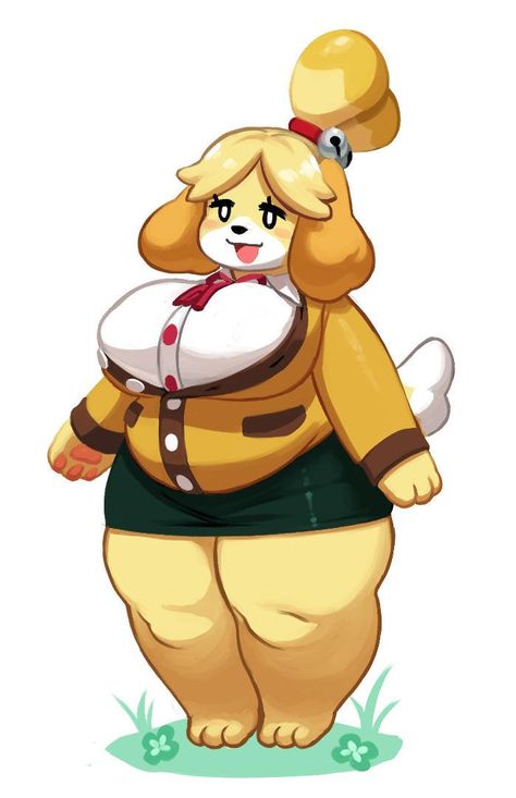 Thick isabelle | Isabelle | Know Your Meme Animal Crossing Fan Art, Vinyl Art Toys, Super Smash Brothers, Animal Crossing Game, Know Your Meme, Character Design References, Vinyl Art, Character Costumes, Art Reference Photos