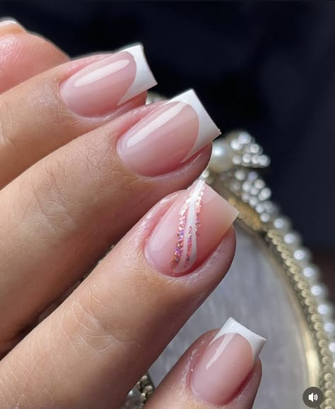 Square Acrylic Nails One Color, Mickey Nails, Hippie Nails, French Manicure Nails, Subtle Nails, Gel Nails Diy, Simple Gel Nails, Girly Acrylic Nails, Work Nails