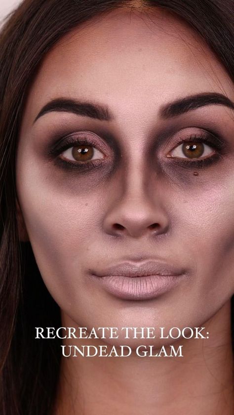 Vampyr Smink, Halloween Makeup Zombie, Maquillage Halloween Zombie, Spooky Halloween Makeup, Zombie Makeup Tutorials, Pretty Halloween Makeup, Ghost Makeup, Zombie Halloween Makeup, Halloween Makeup Tutorial Easy