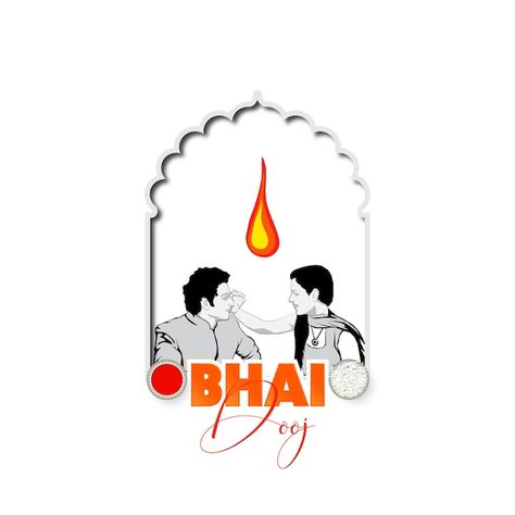 Bhai Bij, Bhai Bhai, Dp Logo, Bhai Dooj, Digital Invitations Wedding, Diwali Wishes, Invitations Wedding, Spot Light, Color Vector