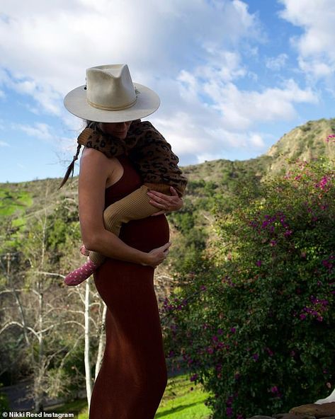 Nikki Reed and Ian Somerhalder announce they are expecting their second child together | Daily Mail Online Nikki Reed Pregnant, Ian And Nikki, Matthew Lawrence, Billy Crudup, Cheryl Burke, Nikki Reed, Pregnant Wife, Hugh Dancy, How Many Kids