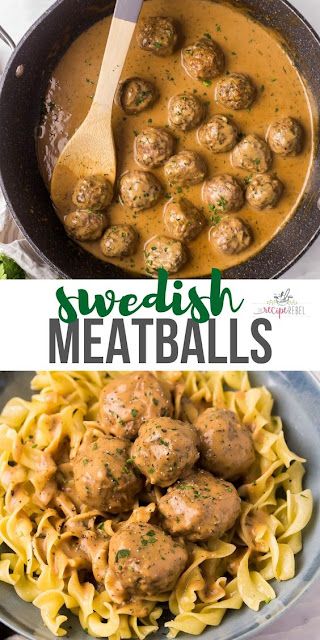 Swedish Meatballs - Favorite Recipes Meatball Dinner Recipes, Meatball Dinner, Ground Pork Recipes, Meatball Recipes Easy, Meatballs Recipe, Swedish Meatballs, Beef Recipes Easy, Beef Dinner, Beef Recipes For Dinner