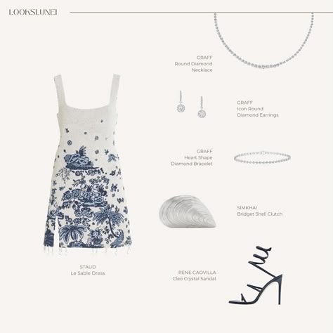 Blue and silver combined with diamonds for special occasions #eveningoutfit #occassionwear #virtualstyling Outfit Inspo Birthday, Gossip Girl Clothes, Scandinavian Outfit, Luxurious Clothes, Lux Fashion, Fancy Outfit, Birthday Look, Model Clothes, Fancy Fits