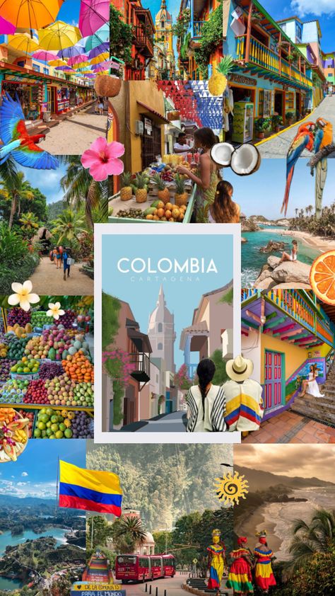 Colombia Aesthetic, Trip To Colombia, Colombian Culture, Travel Collage, Colombia Travel, Cali Colombia, Hispanic Heritage, I Want To Travel, Pretty Places