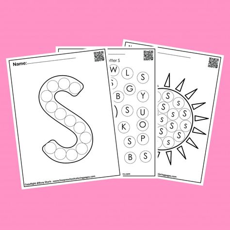 Free 200+ ABC dot markers pages - Busy Shark Abc For Toddlers, Coloring Pages For Preschoolers, Dot Marker Printables, Learn Abc, Learn Alphabet, Dot Marker Activities, Positive Affirmations For Kids, Dot Worksheets, Abc Coloring Pages