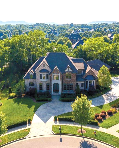 Brick Mansions, Brentwood Tennessee, Legend Homes, Real Estate Luxury, Luxury Real Estate Marketing, Nice Homes, Tudor Revival, Suburban House, Homes Luxury