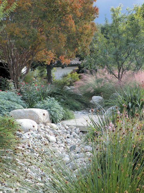 Low Water Landscaping, Low Water Gardening, Dry River, Australian Native Garden, Drought Tolerant Garden, Waterwise Garden, Drought Tolerant Landscape, Dry Garden, Australian Garden