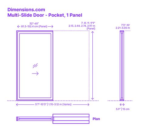 Sliding Door Dimensions, Sliding Outdoor Doors, Sliding Door Dimension, Sliding Door Elevation, Sliding Door Plan, Sliding Pocket Doors Bathroom, Pocket Door Detail, Sliding Door Detail, Minimal Sliding Doors