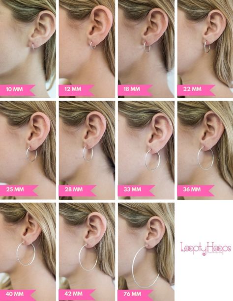 Size Guide – LooptyHoops Real Gold Hoop Earrings, Earrings Outfit, Jewelry Knowledge, White Gold Hoop Earrings, Rose Gold Hoop Earrings, 14k Gold Hoop Earrings, White Gold Hoops, Sleeper Earrings, Hoop Earring Sets