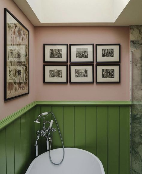 5 Wall Panelling Colour Ideas to Add Character to Your Home - Edward Bulmer Natural Paint Panelling Colour Ideas, Victorian Terrace Bathroom, Natural Paint Colors, Pastel Paint Colors, Edward Bulmer, Nursery Paint Colors, Natural Paint, Bathroom Paneling, Add Character To Your Home