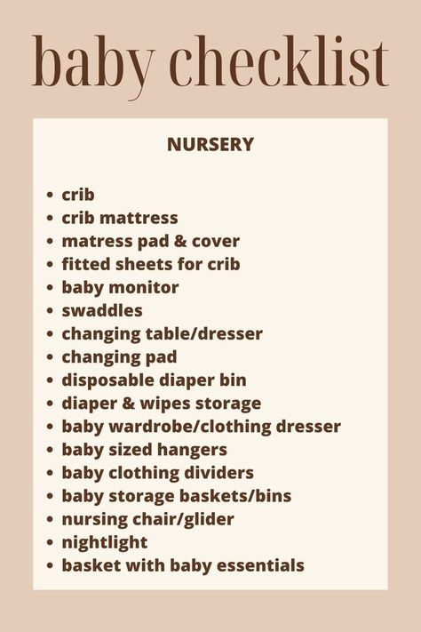 Save here all the checklists you need before your baby is born. Now you're prepared for everything!