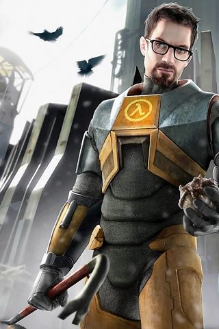 Half-Life 2 - Gordon freeman -gos he looks so handsome in this Half Life Game, Gordon Freeman, Valve Games, Arkham City, Half Life, Silent Hill, Horror Music, Team Fortress, Movie Genres