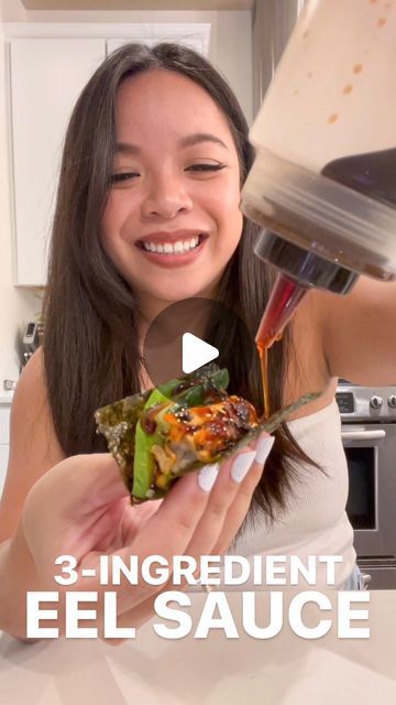 Mimi | Recipes, Travel, & Austin Food on Instagram Homemade Eel Sauce, Sushi Bakes, Poke Rice, Bake Sushi, Eel Sauce Recipe, Eel Sauce, Recipe Printable, Sushi Bake, Sushi Night