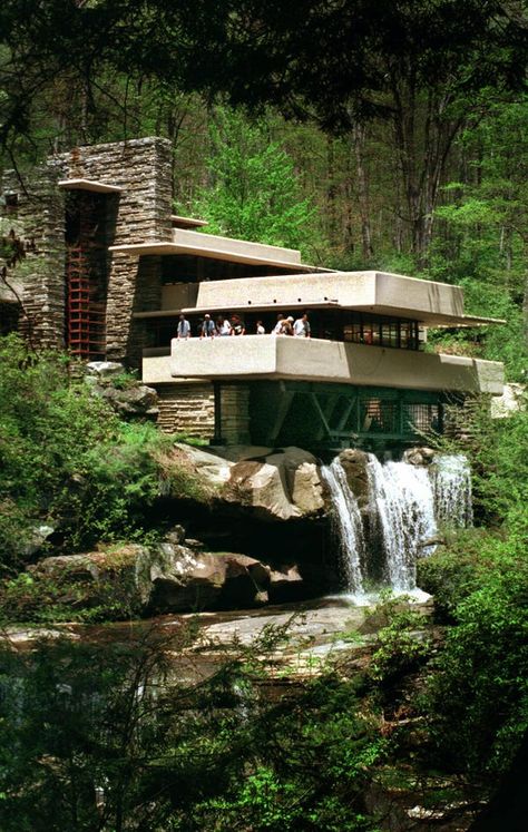 Assemblage Architecture, Famous Architectural Buildings, Famous Architecture Buildings, Falling Water Frank Lloyd Wright, Frank Lloyd Wright Architecture, Frank Lloyd Wright Buildings, Frank Lloyd Wright Design, Frank Lloyd Wright Homes, Interior Architecture Drawing