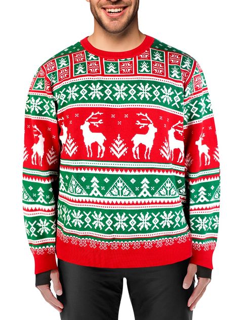 PRICES MAY VARY. MATERIAL: Ugly Christmas Sweater is made of 28% polyester 25% acrylic 25% cotton 22% nylon. The fabric is soft, comfortable, skin-friendly.--The size runs small, please buy one or two size up. CUTE DESIGN: Ugly Christmas Sweater for women,Ugly Christmas Sweater for men,Ugly Christmas Sweater for kids.Features Dinosaur/Snowflake pattern/festive reindeer design,ugly and funny patterns. CHRISTMAS GIFT: Our matching Christmas outfits for family can be worn in spring, autumn, and win Ugly Christmas Sweater For Kids, Matching Ugly Christmas Sweaters, Matching Christmas Jumpers, Christmas Sweater For Women, Matching Christmas Sweaters, Matching Christmas Outfits, Ugly Sweater Christmas, Holiday Sweaters, Holiday Knits