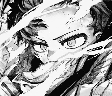 Boku No Hero, Izuku Midoriya, An Anime, Anime Character, Black And White, Hair, Anime, White, Black