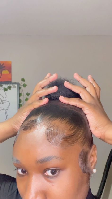 CALI | Step-to-step tutorial on how to do your edges 🥰.. Practice equals perfection. So, SAVE & KEEP TRYING until you’re in love with your… | Instagram How To Do Your Edges, Pretty Edges, Edges Tutorial, 4b Hair, Edges Hair, Type 4 Hair, Edge Control, Natural Hair Community, Pretty Braided Hairstyles