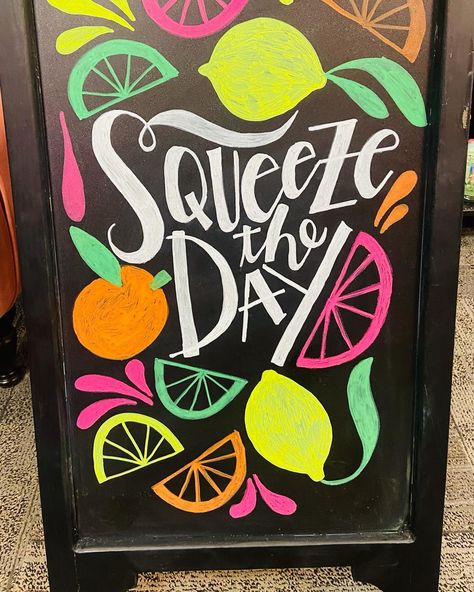 🌞☀️ Squeeze the Day with us! 🍋🍊 A huge shoutout to my best friend @jeanetteslp for this amazing chalkboard sign! 🎨✨ She came by the store and worked her magic, getting us all set for summer vibes. 💛 Come visit us at Country Baby Soapery and check out our summer-ready products. We’ve got everything you need to make this season unforgettable! 🏖️🌴 #SummerReady #SqueezeTheDay #CountryBabySoapery #Storefront #HandmadeLove #SummerVibes Summer Chalkboard, Squeeze The Day, To My Best Friend, Summer Signs, Chalkboard Wall, Orange You Glad, Chalkboard Sign, Summer Theme, Chalkboard Signs