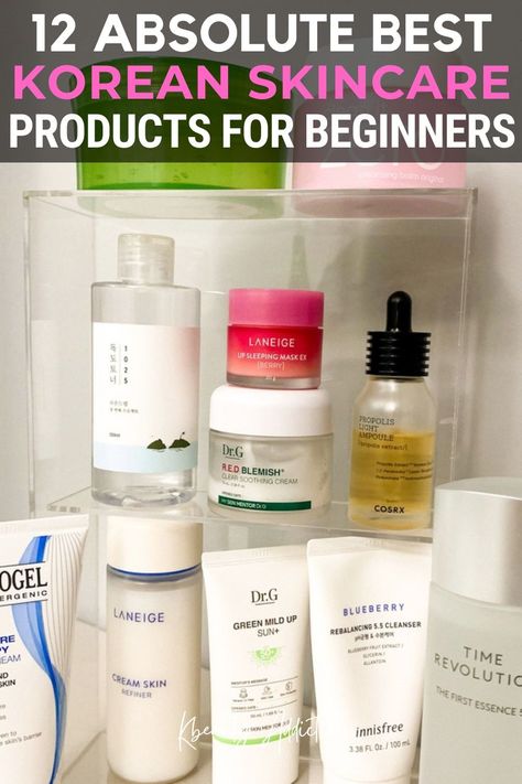 Here are the 12 best ever Korean skin care products for K-beauty beginners. You’ll definitely want to try them and keep them. South Korean Skin Care, Skin Care Products For Beginners, Korean Face Products, Korean Anti Aging Skin Care, Korean Skincare Routine Products, K Beauty Skin Care, Best Korean Skin Care Products, Best Korean Skincare Products, Korean Skin Care Products