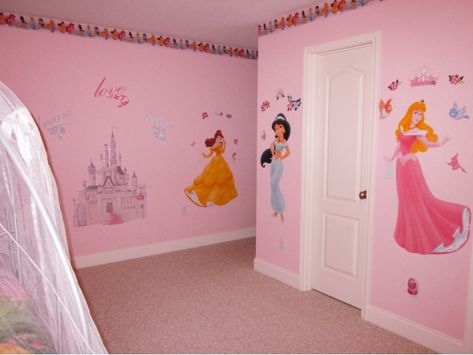 Princess Living Room, Disney Princess Room Decor, Disney Decor Bedroom, Disney Girls Room, Princess Theme Bedroom, Princess Kids Room, Disney Princess Bedding, Pink Princess Room, Disney Princess Bedroom