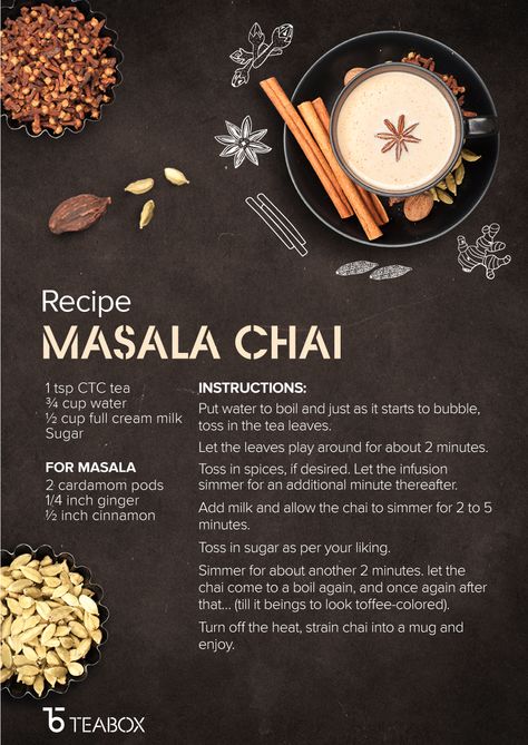 Chia Tea Recipe, Ayurveda Drinks, Medicinal Teas, Cardamom Tea, Masala Chai Recipe, Tea Blends Recipes, Chai Tea Recipe, Tea Drink Recipes, Citrus Cocktails