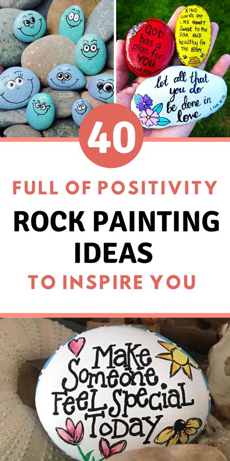 40+ Spectacular Rock Painting Ideas For You To Experiment With Rock Crafts Diy, Paint Pens For Rocks, Fun Summer Crafts, Inspirational Rocks, Rock Painting Ideas, Painted Rocks Kids, Dekor Diy, Relaxing Art, Painted Rocks Diy