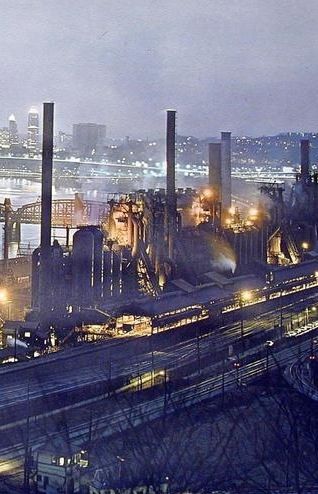 Steel Town - Pittsburgh, PA, but all the mills are gone from city limits.  Still it thrives! Forbes Field, La Confidential, Pittsburgh Pride, Vintage Pittsburgh, Metal Bridge, Pittsburgh City, Steel Mill, Steeler Nation, University Of Pittsburgh