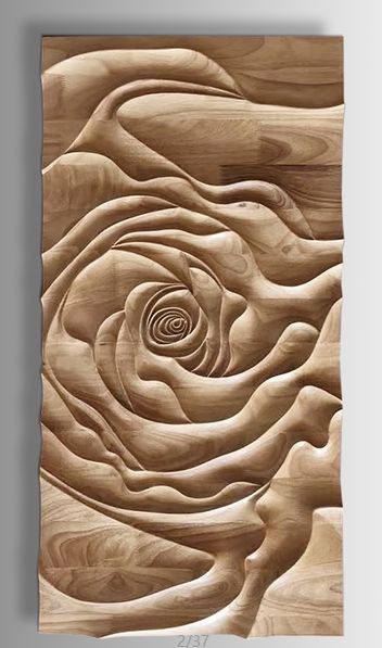 3d Stone Wall, Abstract Wood Carving, Diy Cnc Router, Wood Wall Sculpture, Wall Lamp Design, Laser Engraved Ideas, Entrance Door Design, Geometric Wall Decor, Door Design Modern