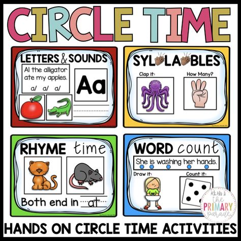 Circle Time Letter Activities, Hands On Circle Time Activities, Calendar Time Preschool, Diy Circle Time Board Preschool, Prek Circle Time Board, Kindergarten Circle Time Board, Prek Classroom Setup Circle Time, Circle Time Set Up For Preschool, Pre K Circle Time Board