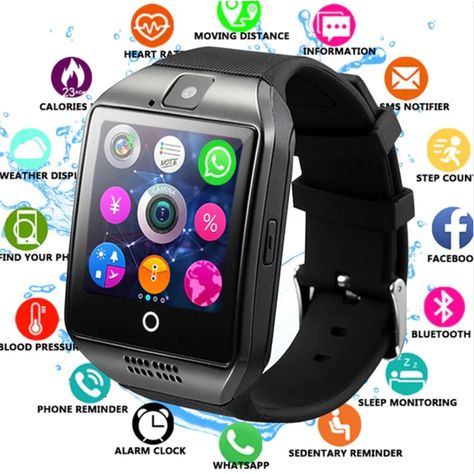 Electronics Gadgets Technology, Bluetooth Watch, Watch Clock, Smart Watch Android, Ios Phone, Smart Watches Men, Electronics Gadgets, Phone Call, Music Players