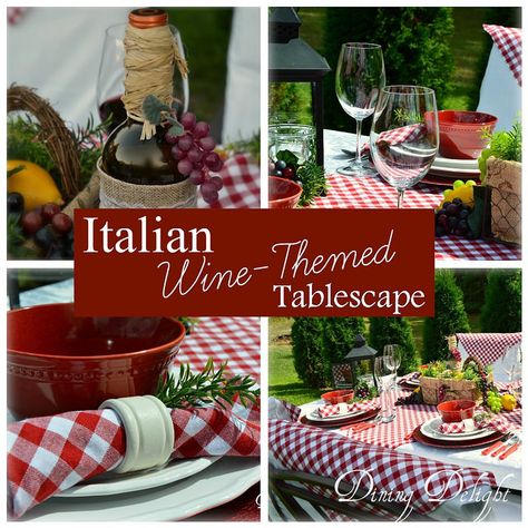 Italian Restaurant Table Decor, Italian Centerpieces Table Decorations Tuscan Style, Italian Themed Tablescape, Italian Tablescape Ideas, Italian Dinner Table Decor, Italian Rehearsal Dinner Ideas Decor, Italian Centerpieces Table Decorations, Italian Themed Rehearsal Dinner, Winery Themed Party