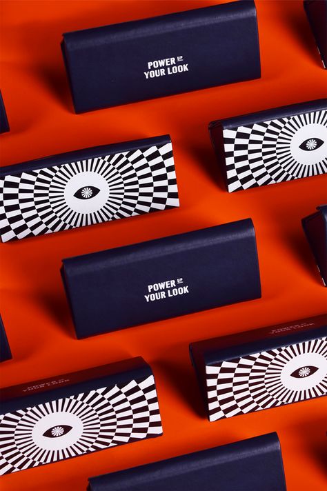 Alejandro Gavancho's youthful identity for a glasses brand is inspired by the 1980s | Creative Boom Eyewear Branding, Eyewear Packaging, Glasses Brands, Box Packaging Design, Packaging Labels Design, Eyewear Brand, Packaging Design Inspiration, Packaging Labels, Brand Identity Design