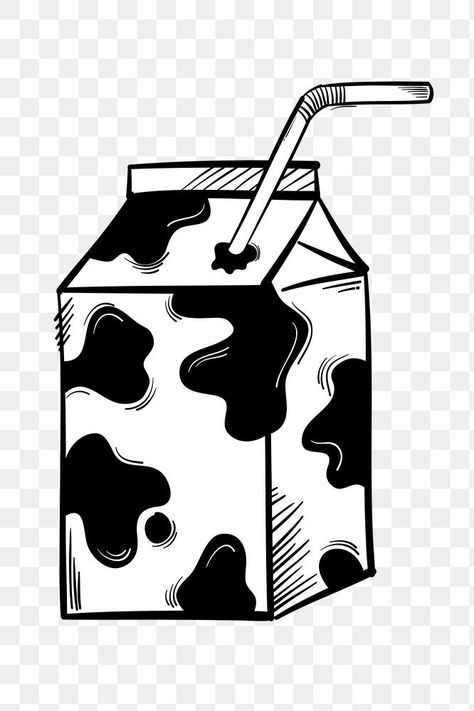 Milk Cartoon Drawing, Milk Cartoon Cute, Cute Milk Carton Drawing, Milk Carton Tattoo, Milk Carton Drawing, Milk Doodle, Milk Clipart, Milk Wallpaper, Milk Drawing