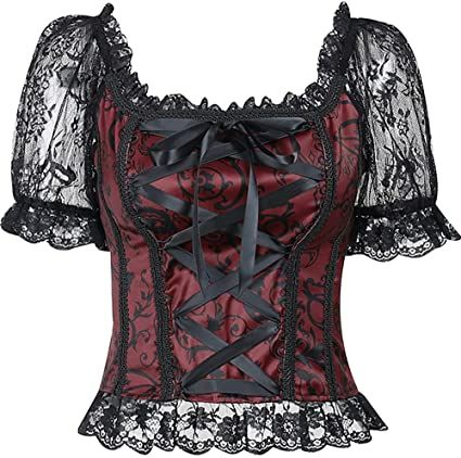 Goth Tops Women, Gothic Shirts Women, Lace Aesthetic, Gothic Things, Gothic Summer, Vampire Fashion, Goth Fits, Goth Stuff, Vampire Clothes