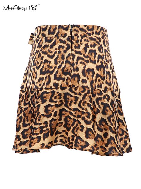 Mnealways18 Leopard Print Pant Skirts Women Street Style 2024 Lace-Up A-Line Mini Culottes Mid Waist Pant Skirts, Women Street Style, Print Pant, Leopard Print Pants, Skirts Women, Women Street, Office Ladies, Skirt Pants, Street Style Women