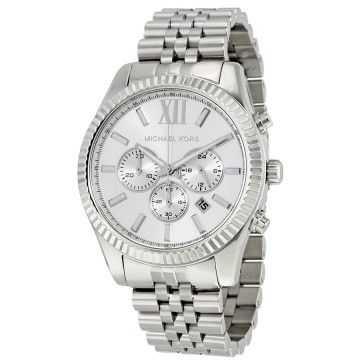 Silver Watch Men, Bracelet Michael Kors, Michael Kors Mens Watch, Michael Kors Watch Silver, Michael Kors Lexington, Best Watches For Men, Michael Kors Men, Chronograph Watch Men, Buy Watches