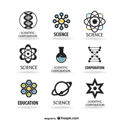 Science logos template Free Vector Steam Logo, Modern Logotype, Research Logo, Science Logo, Dna Logo, Science Symbols, Science Icons, Lab Logo, Free Logo Templates