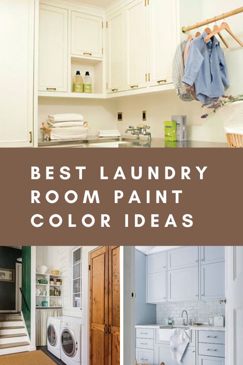 Laundry Room Paint Color Ideas, Mudroom Paint, Mudroom Paint Color, Bright Laundry Room, Yellow Laundry Rooms, Laundry Room Paint Color, Laundry Room Paint, Laundry Room Colors, White Laundry Rooms