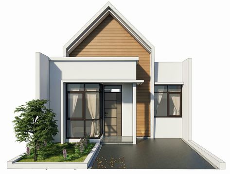 Small Scandinavian House, Muji House Design, Scandinavia House, Scandinavian House Design, Small Bungalow, Townhouse Designs, Modern Exterior House Designs, House Construction Plan, Minimal House Design