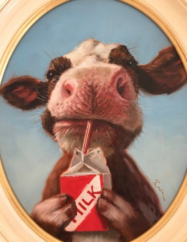 Cow Drawing, Lucia Heffernan, Gothic Wallpaper, Street Gallery, Hip Hop Art, Cow Painting, Cow Art, A Cow, Contemporary Fine Art