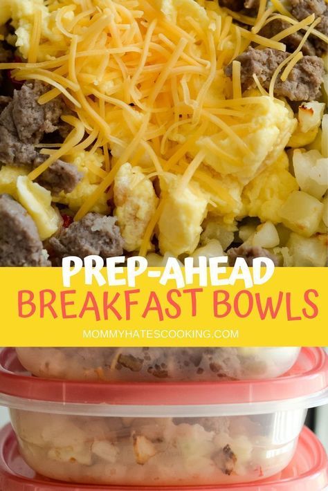 Make Ahead Breakfast Bowls, Freezer Friendly Breakfast, Healthy Desayunos, Frozen Breakfast, Breakfast Prep, Freezer Breakfast, Breakfast Idea, Breakfast On The Go, Breakfast Meal Prep