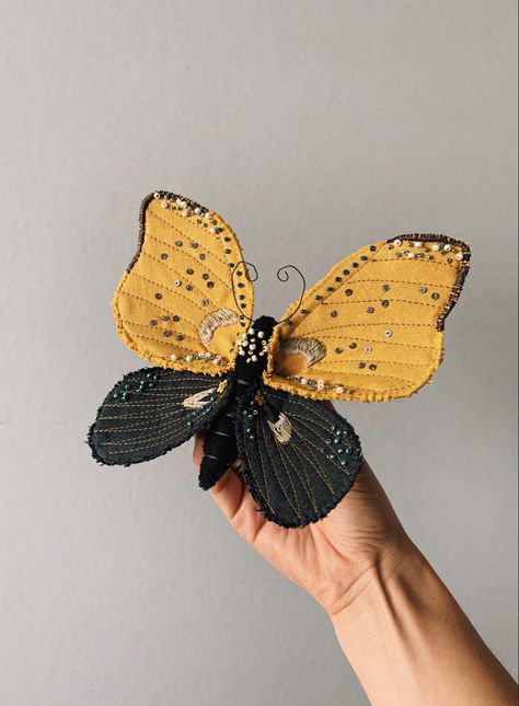 Butterfly Stuffed Animal, Stuffed Butterfly, Butterfly Toy, Book Illustration Design, Exposure Therapy, Butterfly Decor, Felt Mobile, Sewing Stuffed Animals, Soft Toy Animals