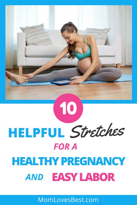 Stretching before working out is important to avoid any untoward accidents. When you're pregnant, stretching can also be considered a form of light exercise. Here are 10 helpful stretches to help you have a healthy pregnancy.   #pregnancy  #pregnancyexercise #pregnancytips #pregnant #pregnancyhealthtips Pregnancy Stretches, Lamaze Classes, Easy Labor, Pregnancy Hacks, Pumping Moms, Baby Sleep Problems, Baby Tips, Mom To Be, After Baby