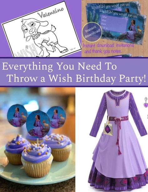 Wish Cake Birthday, Disney Wish Movie Night, Disney Wish Party Theme, Wish Cake Disney, Wish Birthday Cake Disney, Wish Birthday Party Theme, Disney Wish Birthday Cake, Wish Themed Birthday Party, Disney Wish Party