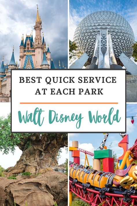 Disney Restaurants By Park, Disney Quick Service Restaurants, Best Quick Service Disney World, Quick Service Disney World, Disney Quick Service Dining Plan, Best Disney Restaurants, Disneyland Travel, Universal Trip, Travel Disney